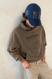 Box Logo Hoodie Brown