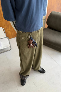 Director Corduroy Pants Green