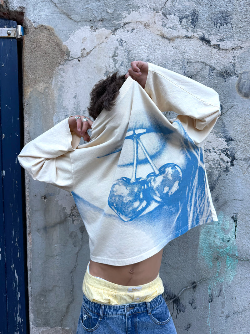 Kisses Long-Sleeve Tee Marshmallow