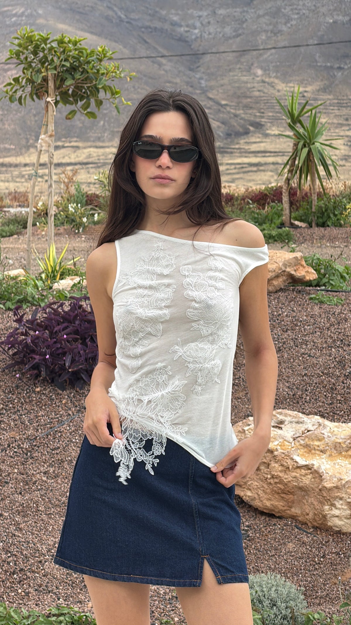 Flower Lace Top