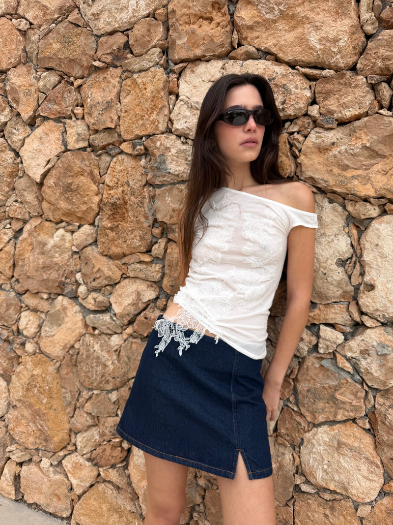 Flower Lace Top