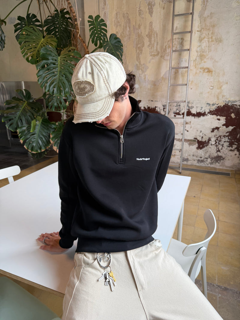 Origins Quarter-Zip Black