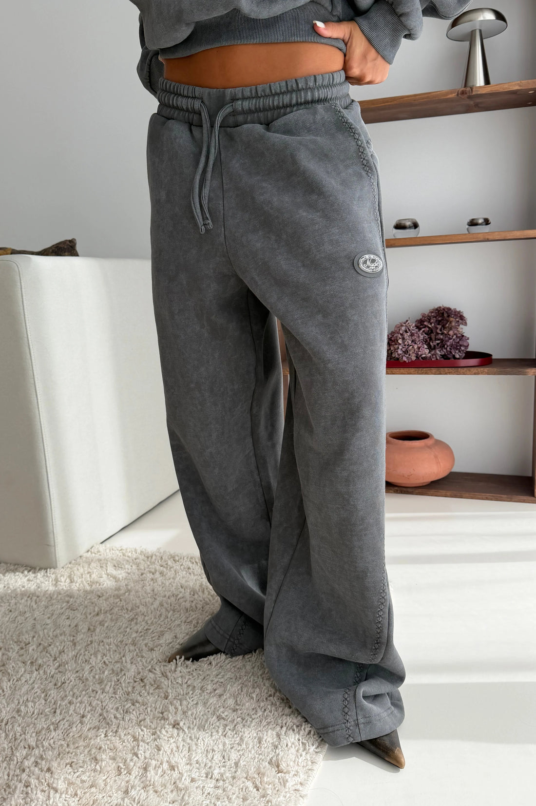 Solid Sweatpants Ash