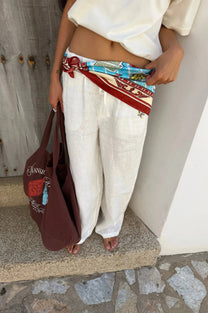 Kimchi Linen Pants White