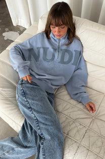 Daegu Quarter-Zip Baby Blue