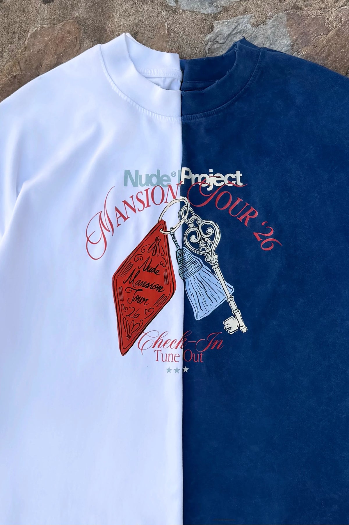 Mansion Key Tee White