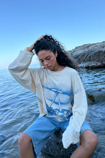 Kisses Long-Sleeve Tee Marshmallow