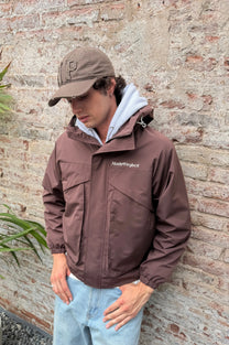 Windbreaker Jacket Brown