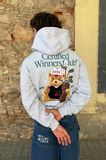 Winner Hoodie Grey Melange
