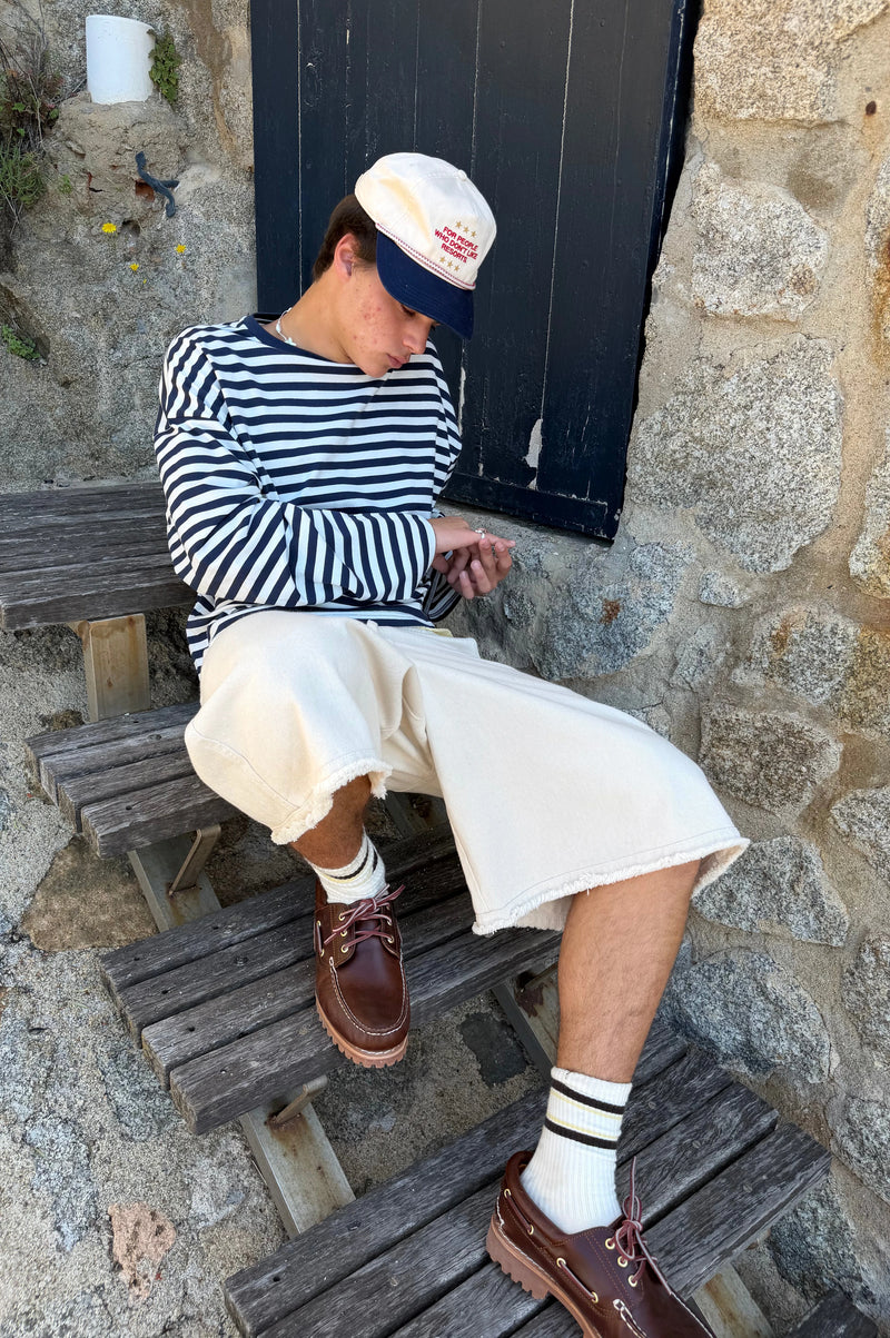 Cherry Crew Raw Denim Jorts