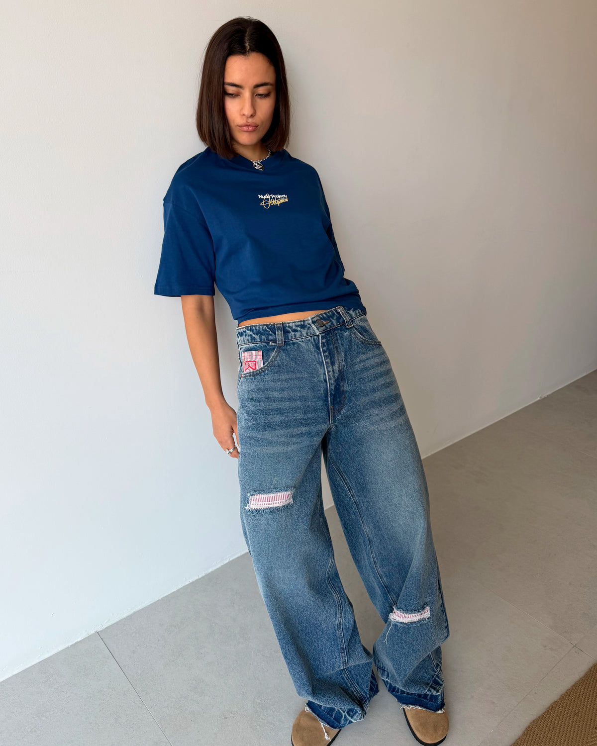 Racing Old Baggy Jeans