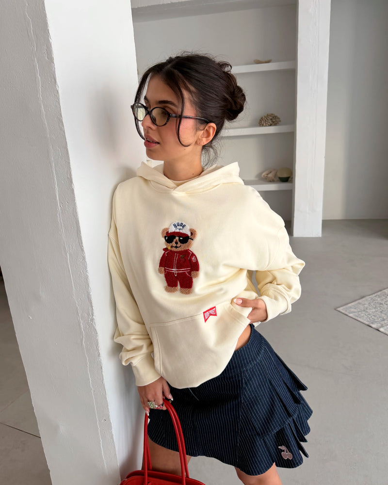 Turbo Ted Hoodie Marshmallow