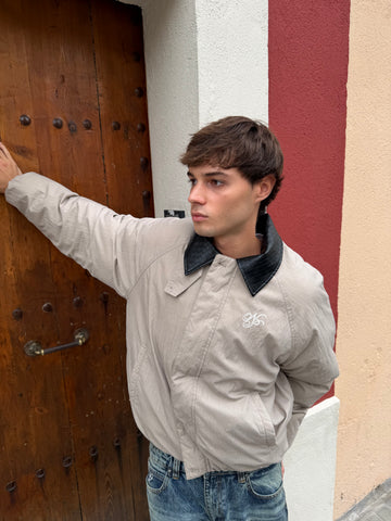 The Freelancer Bomber Jacket Beige