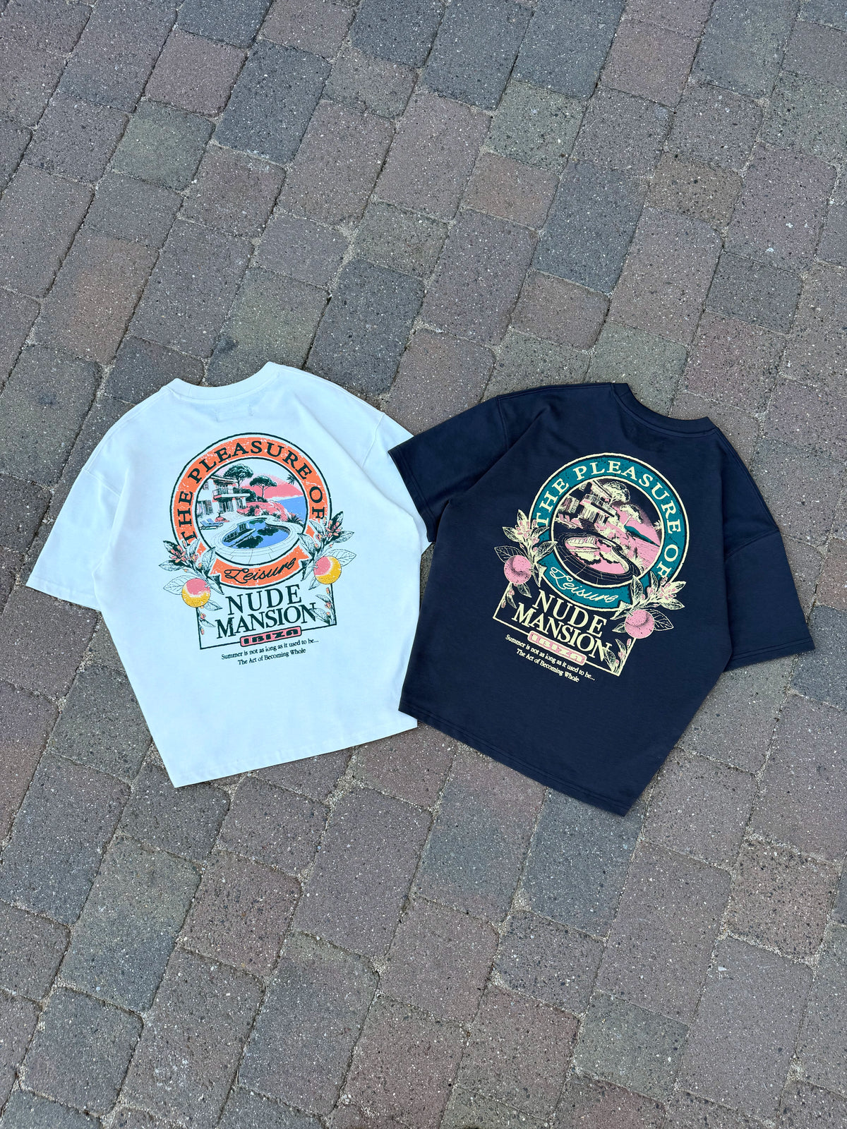 Camiseta Mansion Blanco Crema