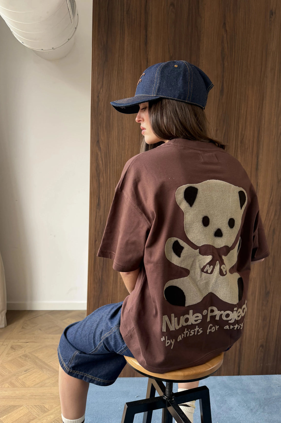 Bear Tee Brown
