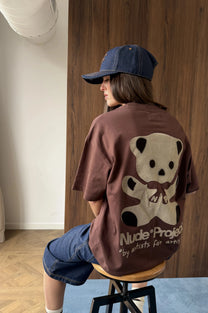 Bear Tee Brown