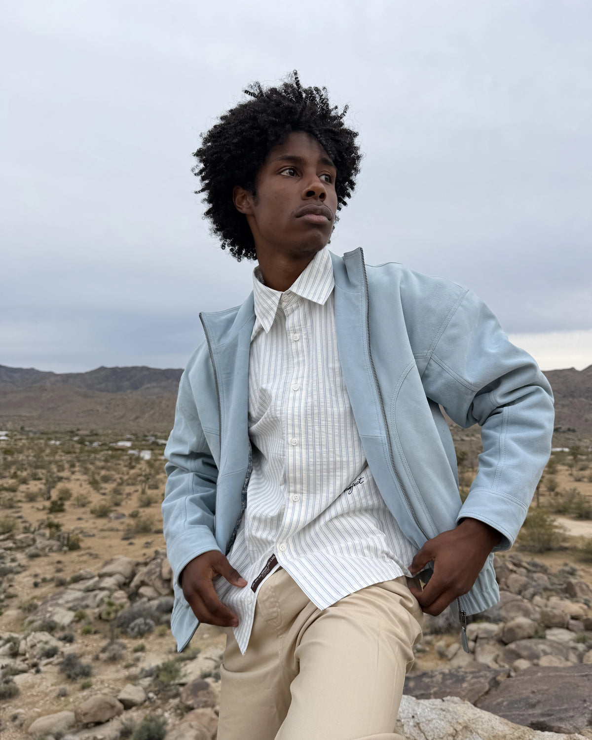 Dadi Genuine Suede Jacket