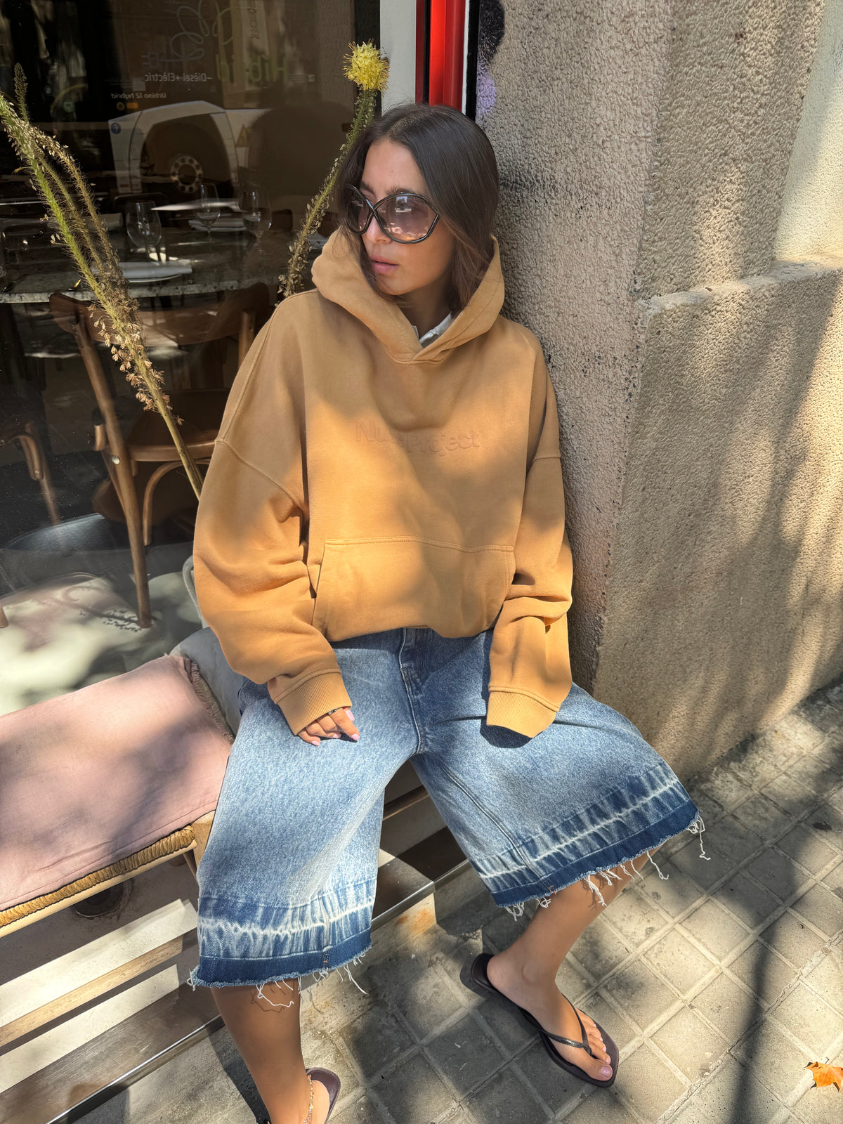 Box Logo Hoodie Brown