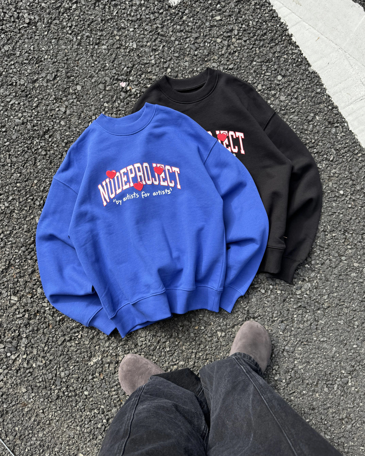 Varsity Hearts Sweatshirt Black