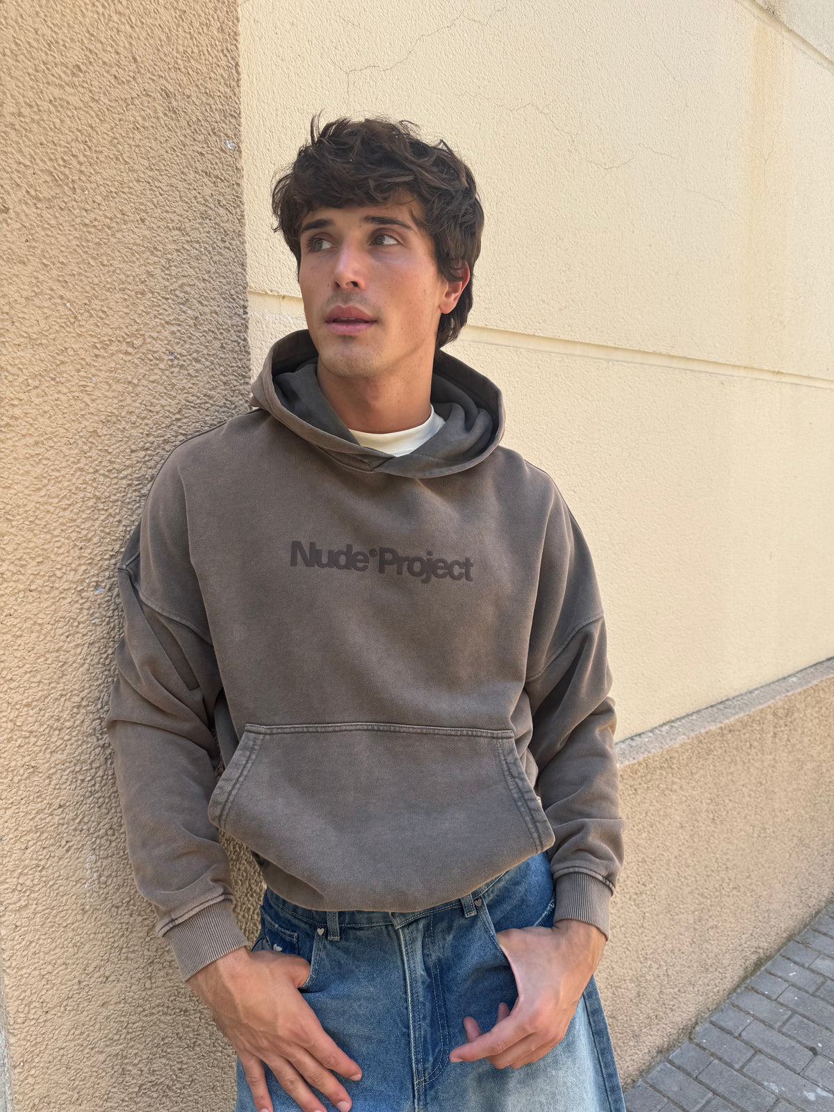 Box Logo Hoodie Brown