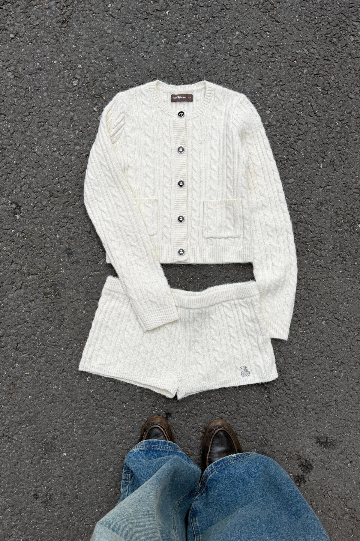Notting Hill Knit Cardigan Ivory