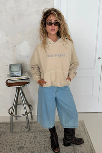 Box Logo Hoodie Ivory