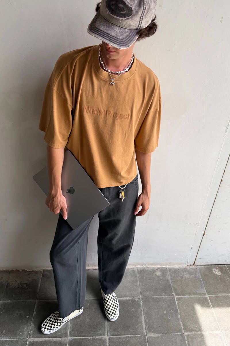 Box Logo Tee Brown