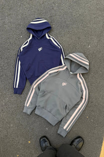 Ying Yang Hoodie Blue