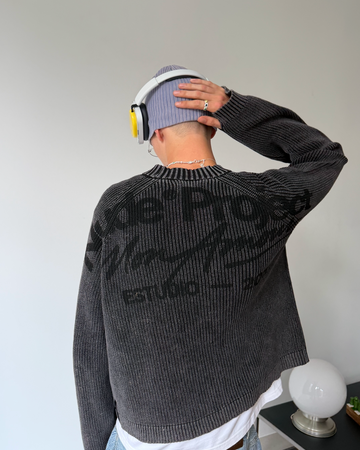 Soju Knit Sweater Ash