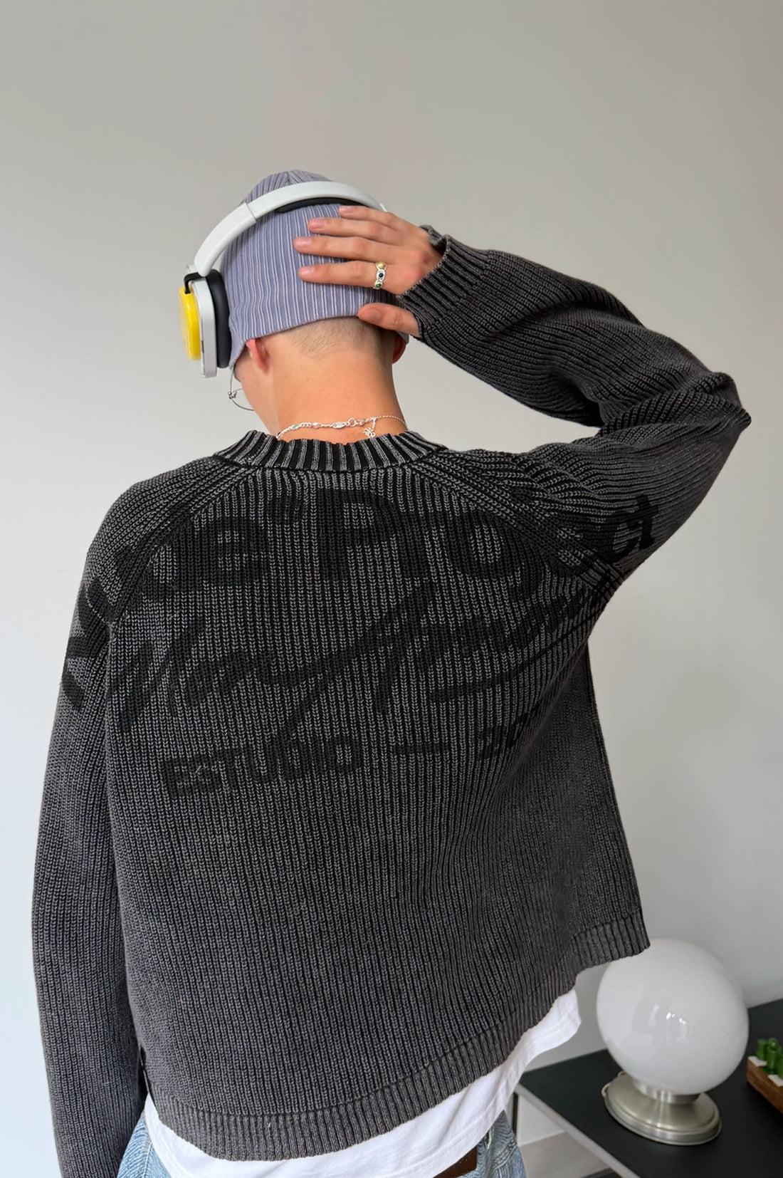 Soju Knit Sweater Ash