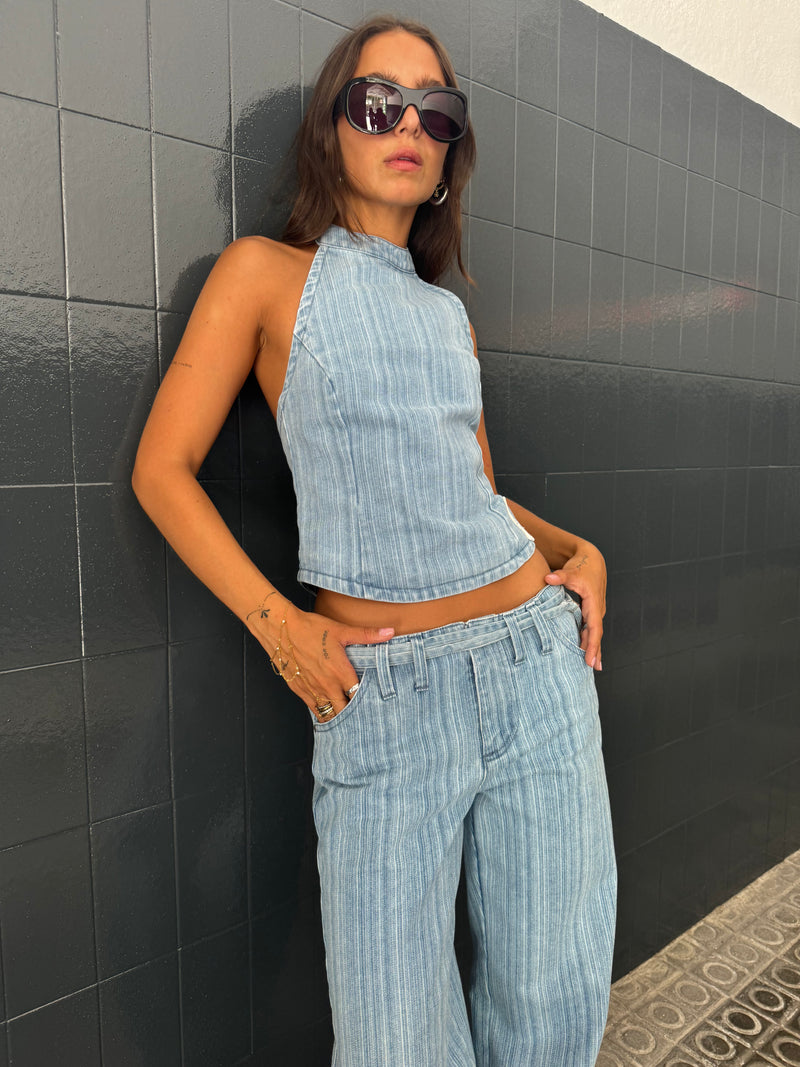 Simona Bottom Blue