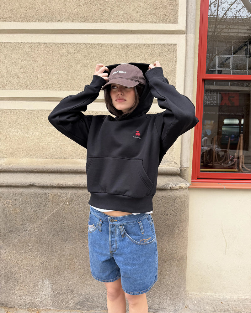 Basic Cherry Hoodie Black