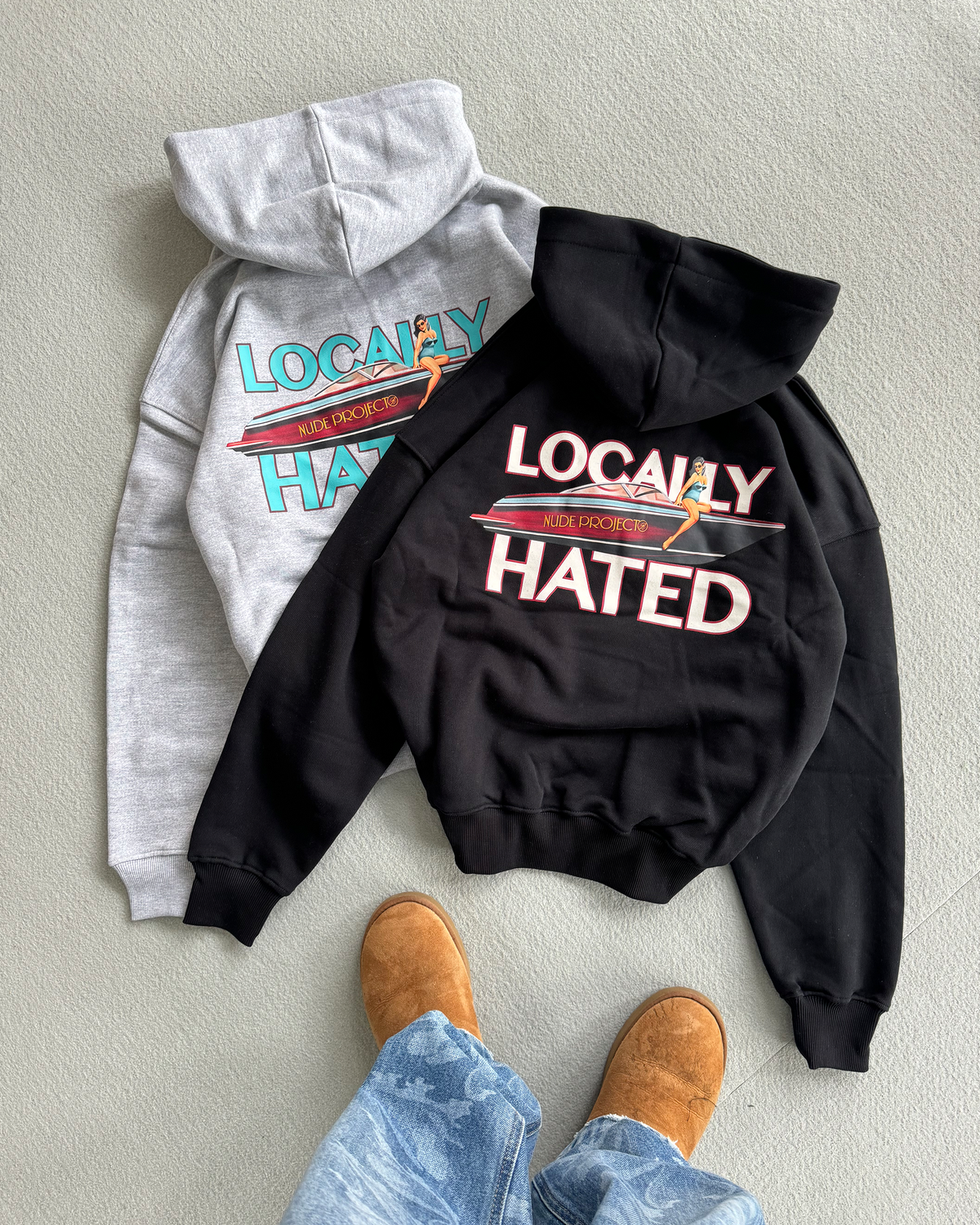 Locally Hated Hoodie Black