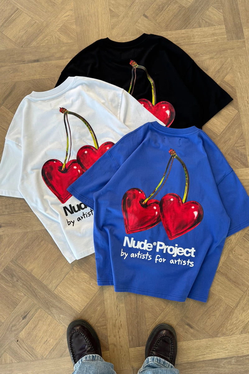 Juicy Cherry Tee White