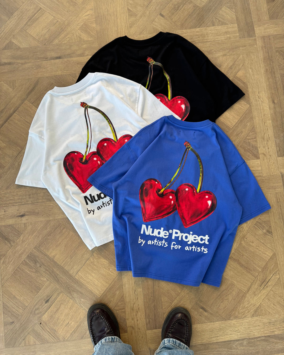 Juicy Cherry Tee Blue