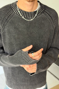 Soju Knit Sweater Ash