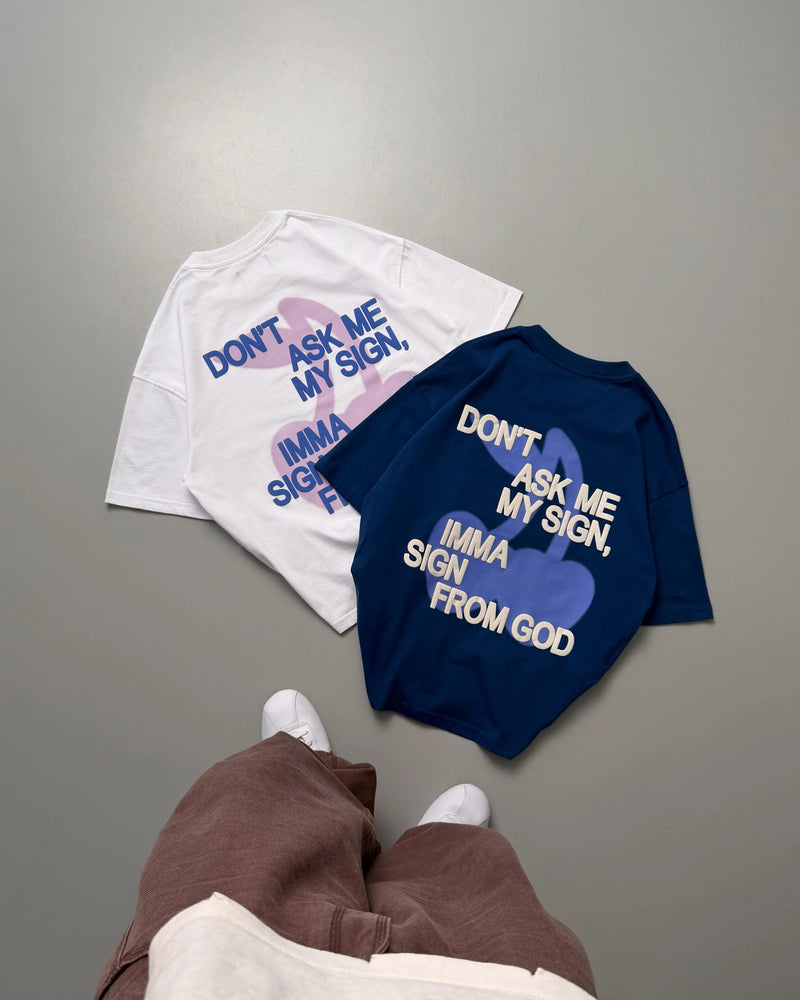 Ladder Tee Off-White