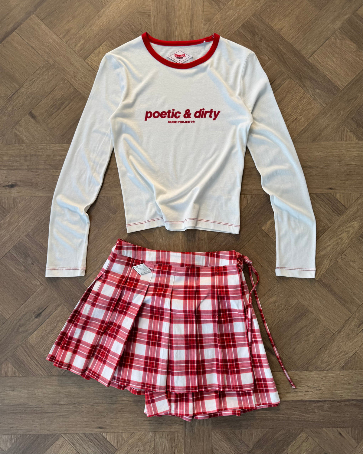 Poetic Long-Sleeve Tee Off-White