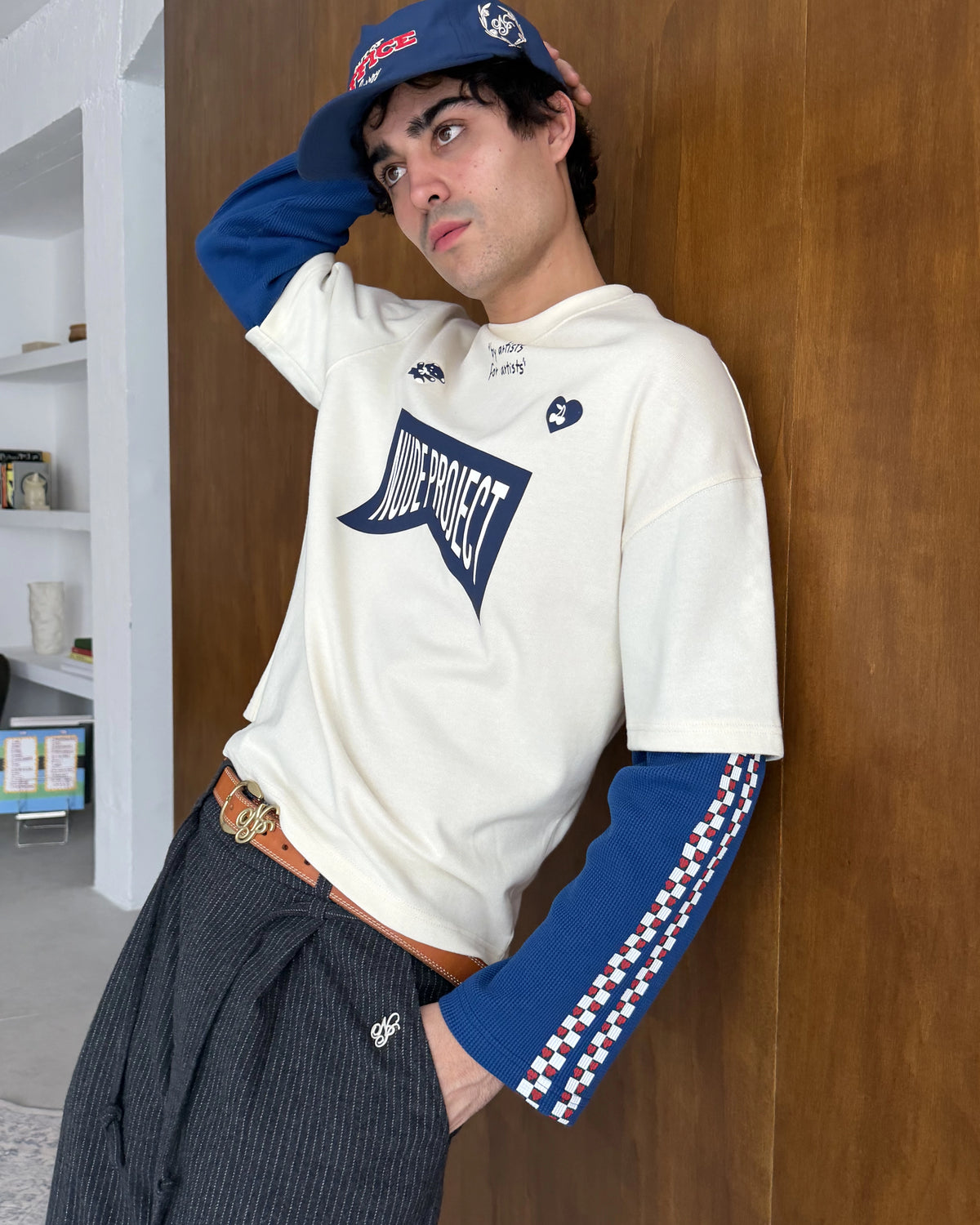 Monza Long-Sleeve Tee Blue