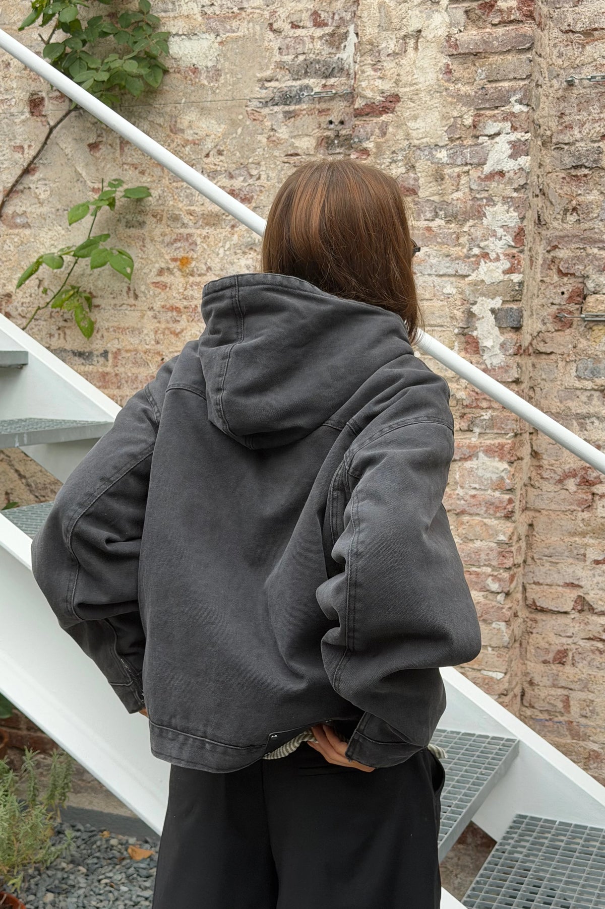 Worker Jacket Canvas Ash