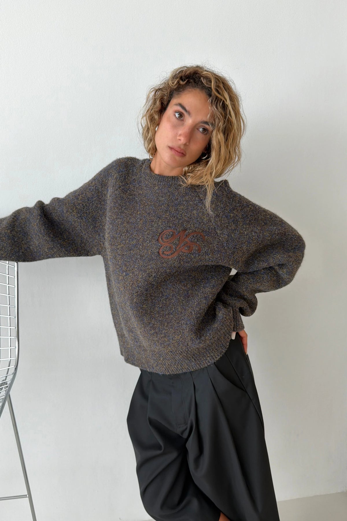 Le Marais Knit Sweater Brown
