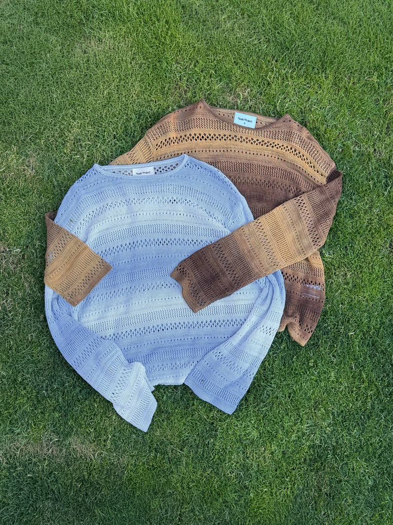 Es Vedra Knit Sweater Blue