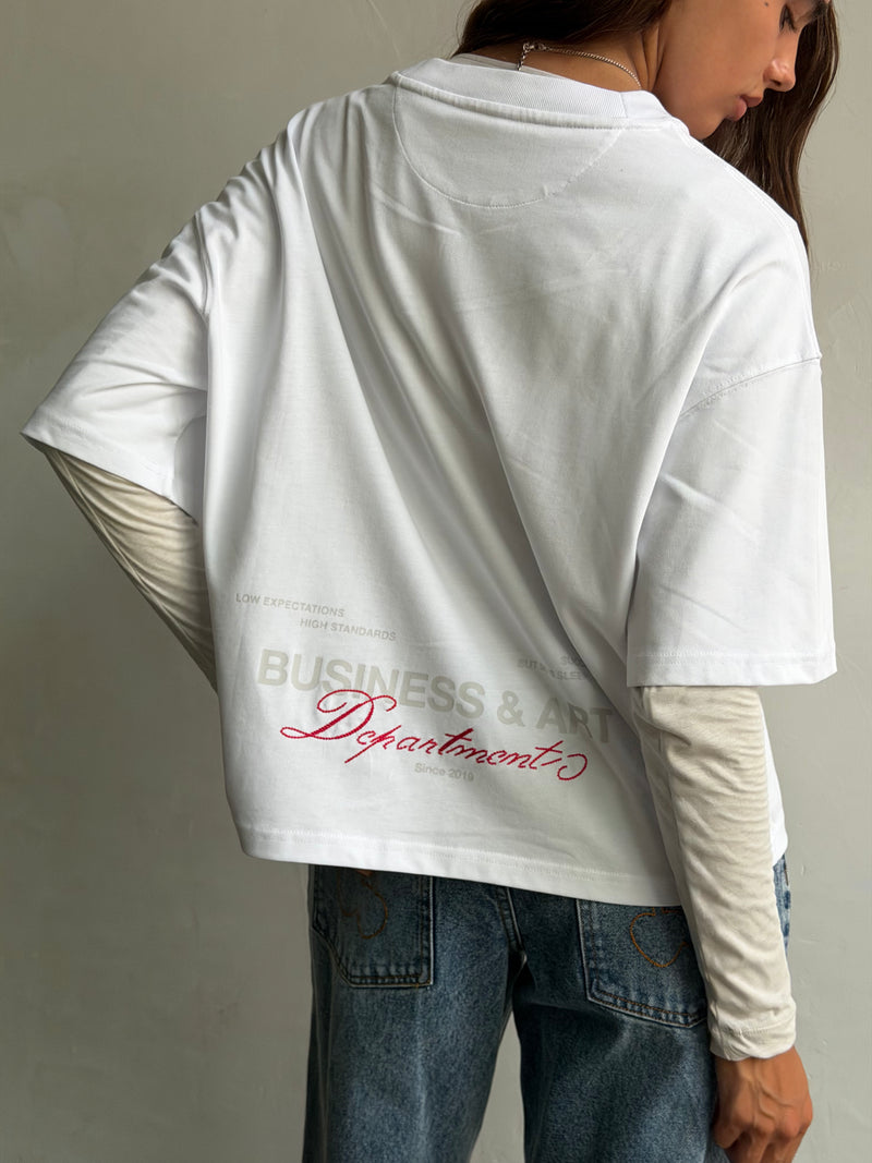 Department Tee White