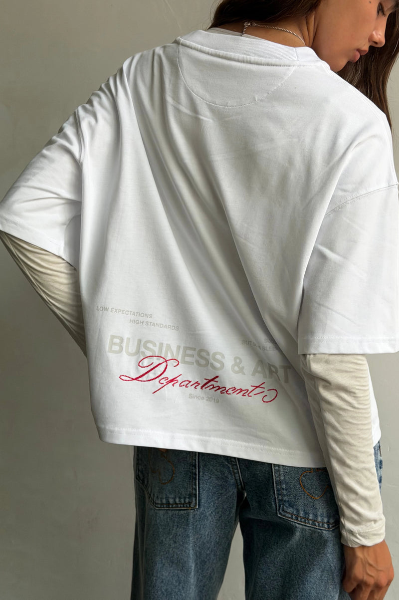 Department Tee White