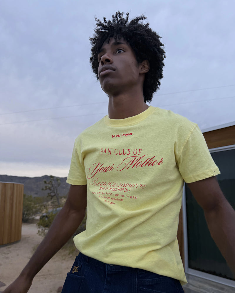 Idol Slim Tee Yellow