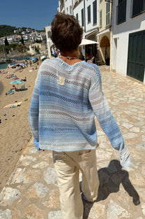 Es Vedra Knit Sweater Blue
