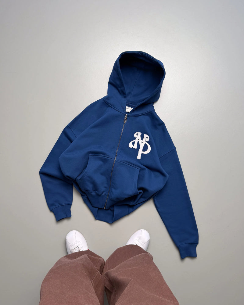 Kill Bill Zip-Up Hoodie Blue