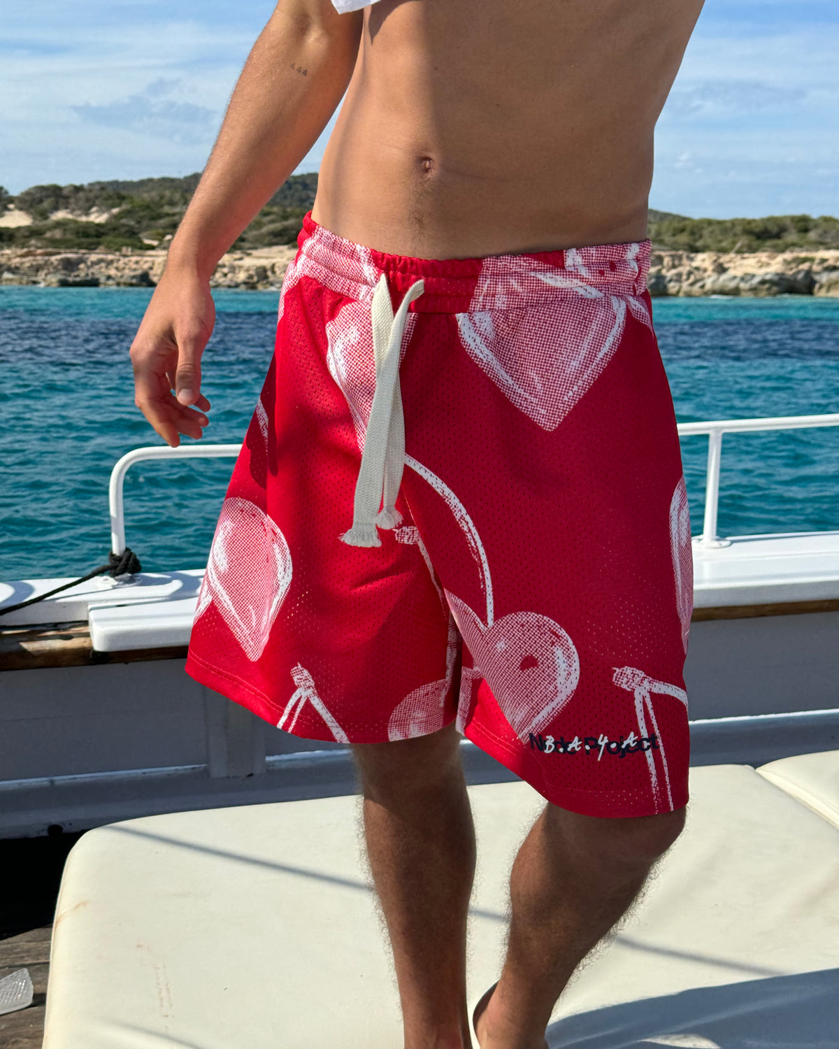 Pantalón Corto Mesh Rojo