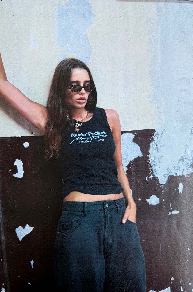 Mon Amour Tank Top Ash