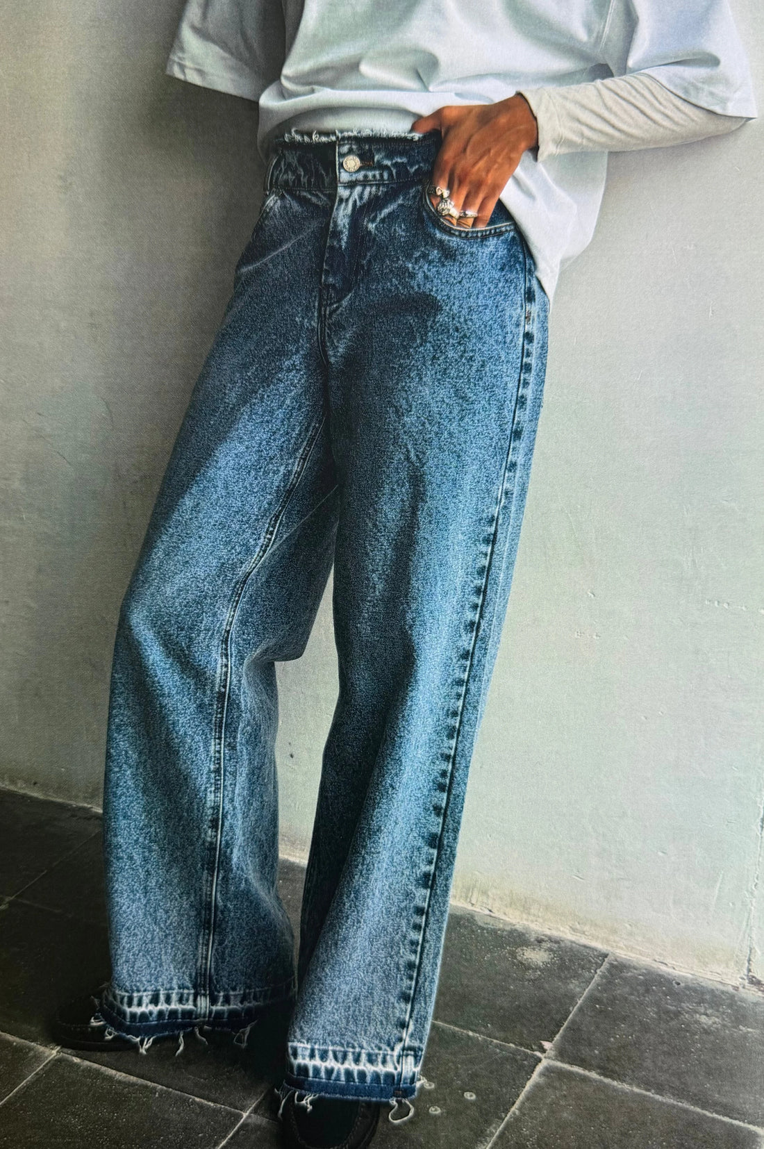 Old Baggy Jeans Washed Indigo